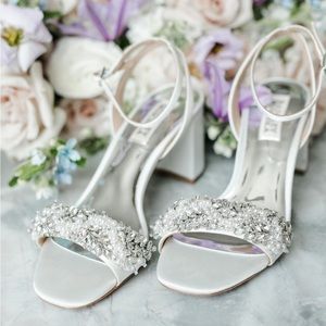 Badgley Mischka Clara Embellished shoes